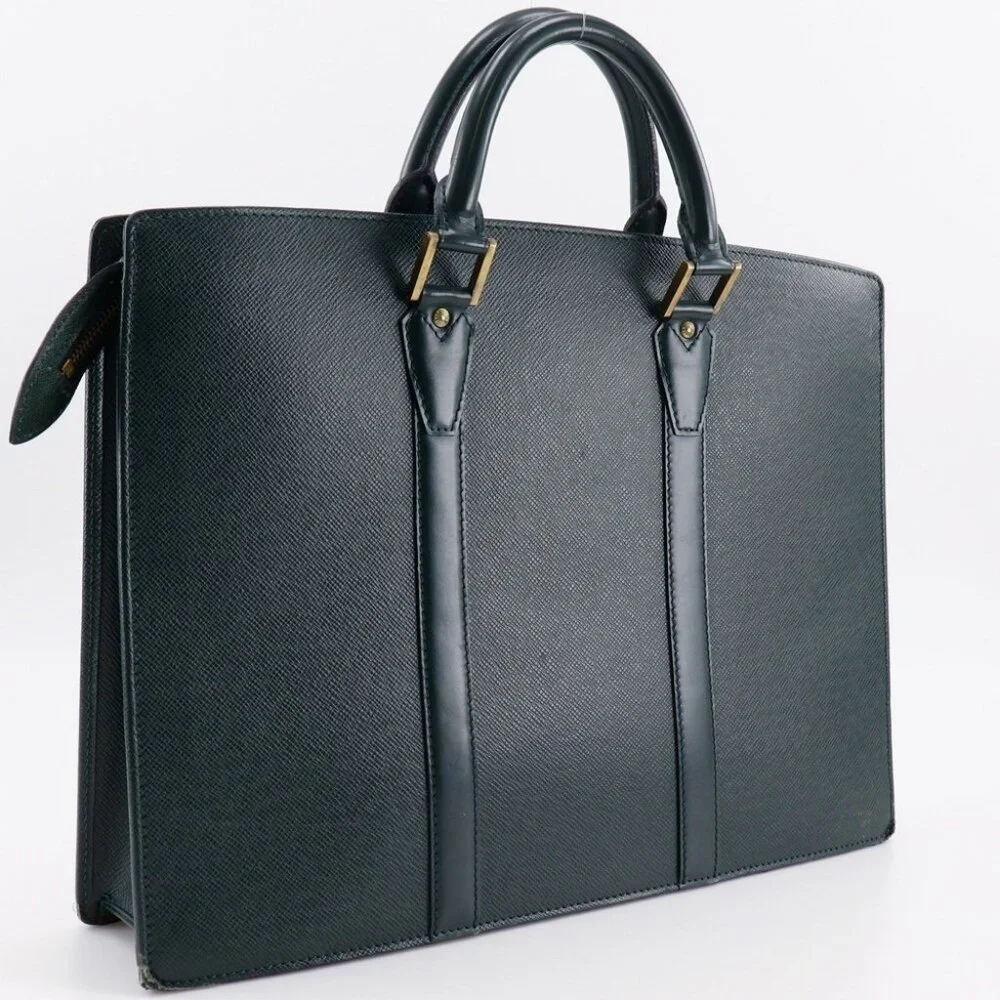 LOUIS VUITTON Porto Documan Rozan Business bag M30054 Epithea Green Taiga mens